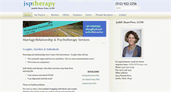 Desktop Screenshot of jsptherapy.com