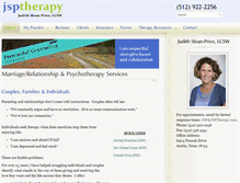 Tablet Screenshot of jsptherapy.com